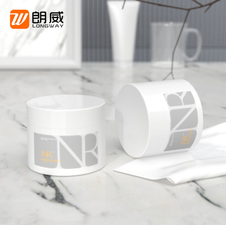 Empty Round shaped plastic cream jar PP cream jar 30g 50g 100g 120g cosmetic packaging