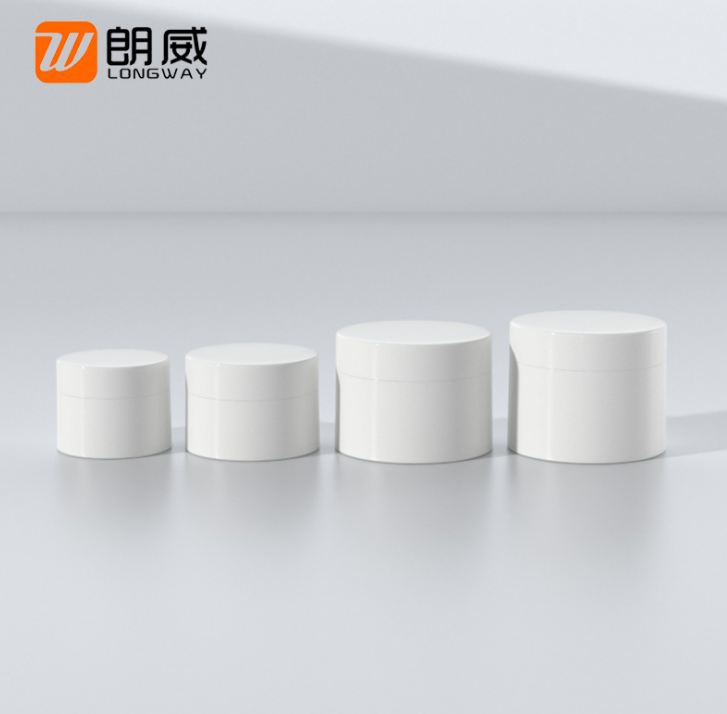 Empty Round shaped plastic cream jar PP cream jar 30g 50g 100g 120g cosmetic packaging