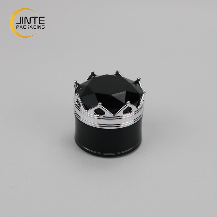 Empty Sample Jar Crown Shape 5g 10g Cosmetic Packaging Acrylic Lip Balm Jar