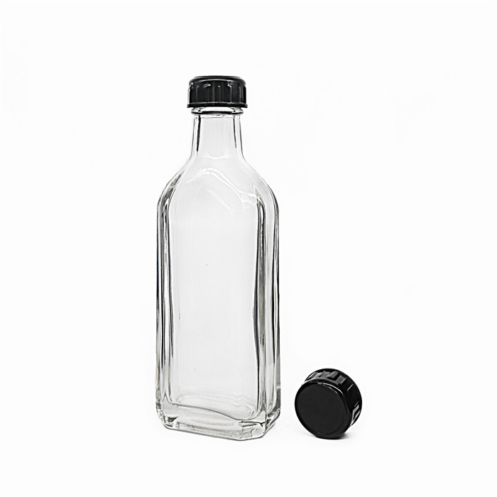 Empty Sauce Bottle Glass Flask 5 OZ For Hot Sauce Ketchup