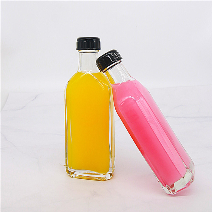 Empty Sauce Bottle Glass Flask 5 OZ For Hot Sauce Ketchup