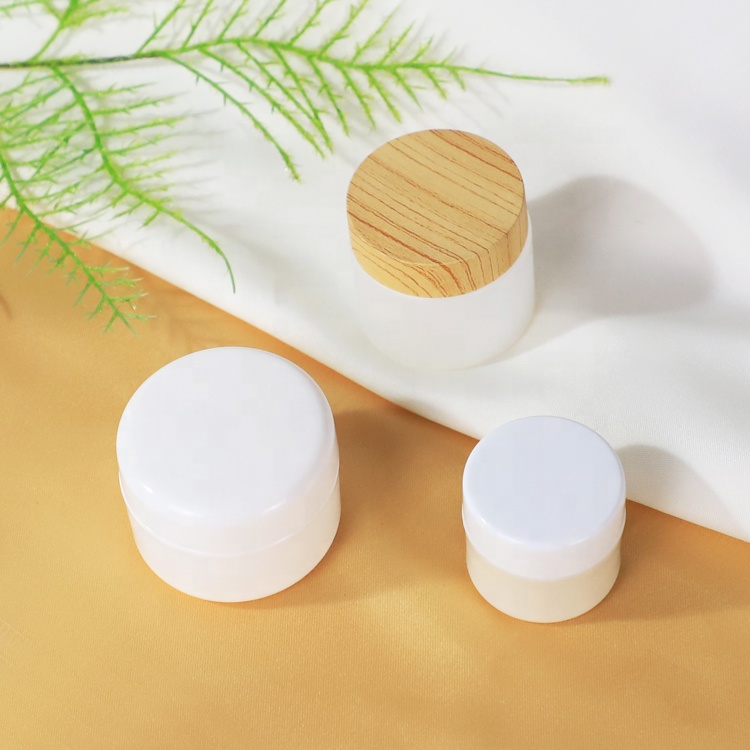 Empty Skin Care Containers PET, PE, and PP Plastic Cosmetic Jars