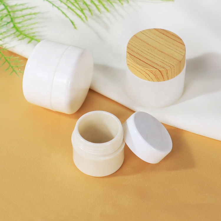 Empty Skin Care Containers PET, PE, and PP Plastic Cosmetic Jars