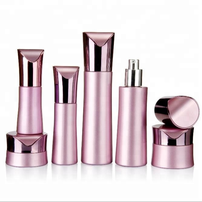 Empty Skincare Round Lotion Bottle Cream Jar Set Cosmetic Packaging for Moisturizer