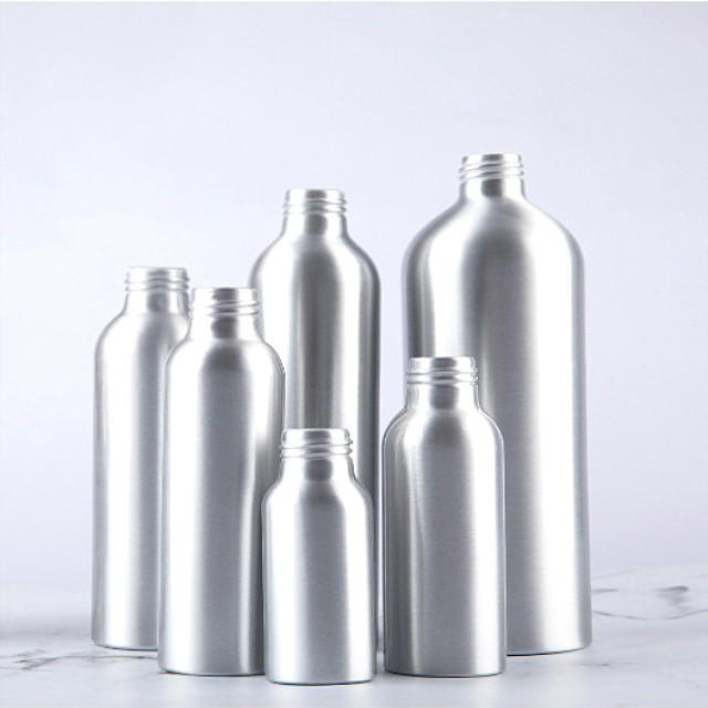 Empty Sliver Aluminum Bottle 40ml 50ml 100ml 120ml 150ml 250ml Trigger Spray Aluminum Spray Bottle