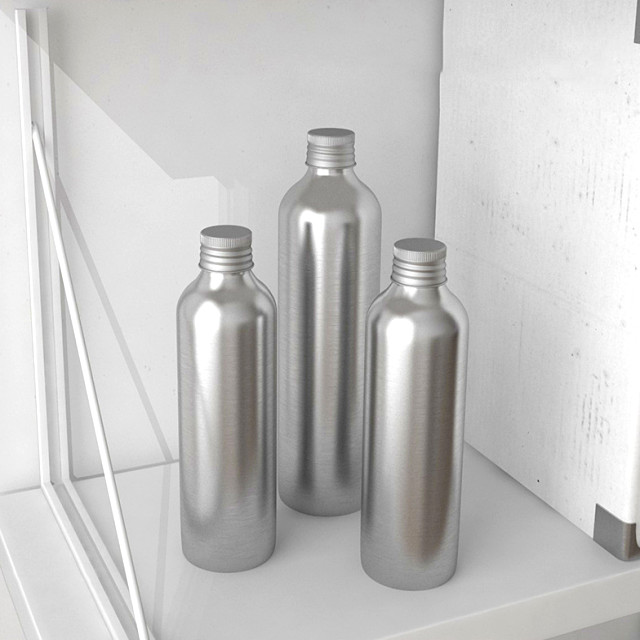 Empty Sliver Aluminum Bottle 40ml 50ml 100ml 120ml 150ml 250ml Trigger Spray Aluminum Spray Bottle