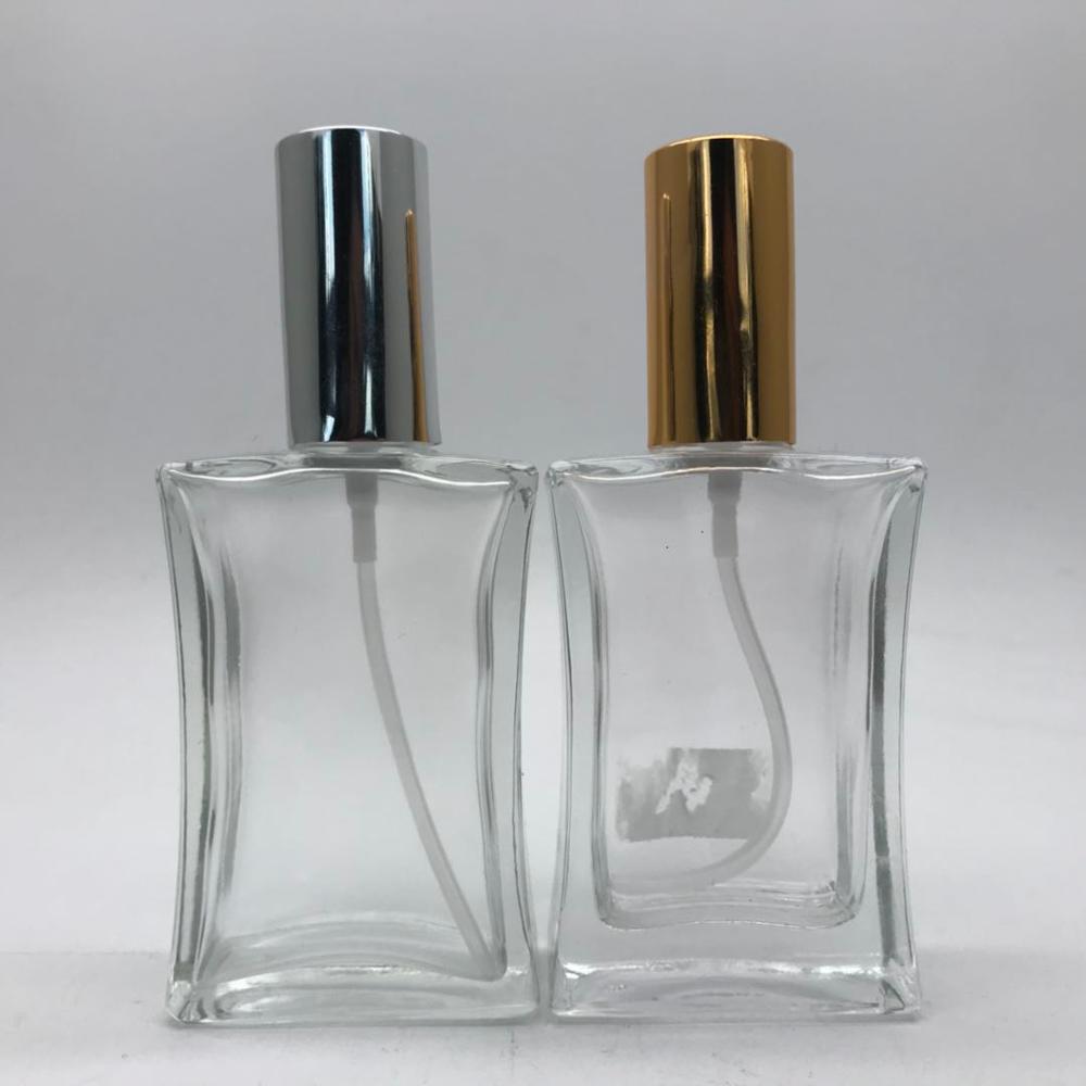 Empty Square Glass Bottle Perfume 50ml