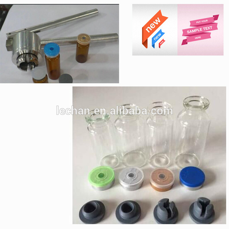 Empty Sterile glass vial 10 ml for injection with closing cap tool