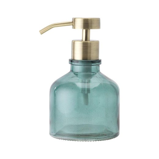 Empty Transparent 250ml 375ml 500ml Matt Black Glass Pump Body Lotion Bottle Beverage Spray Boston Round Glass Bottle