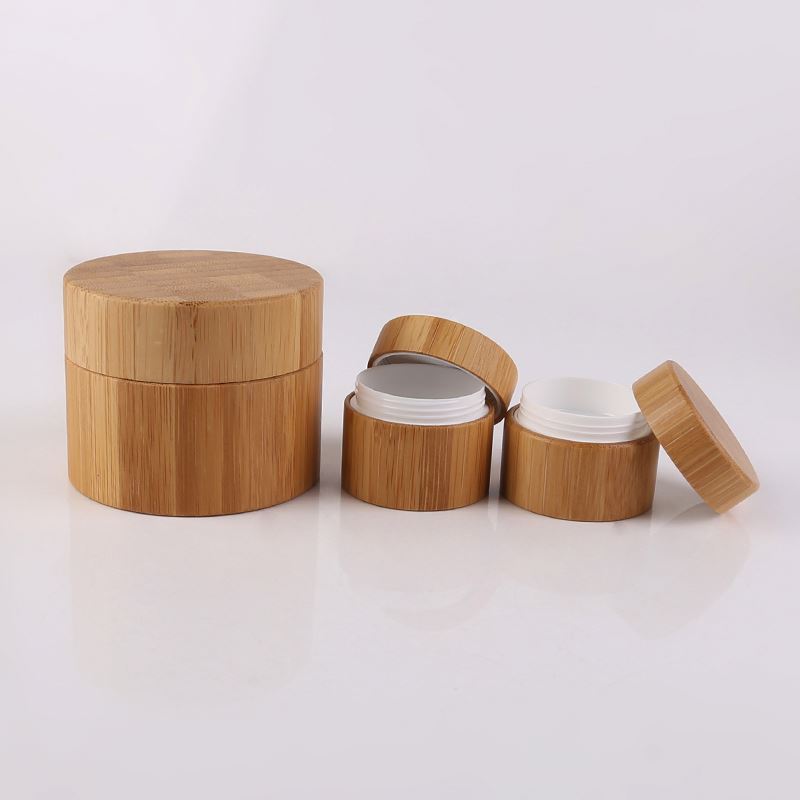 Empty Transparent Plastic Container Cosmetic Sample Square Face Cream Jar