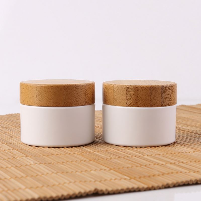Empty Transparent Plastic Container Cosmetic Sample Square Face Cream Jar