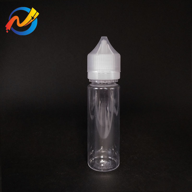 Empty Unique 50 Ml Eliquid Dropper Plastic Bottles