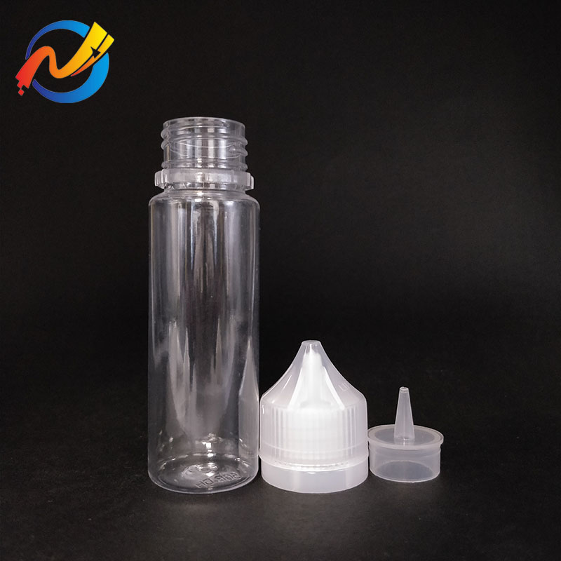 Empty Unique 50 Ml Eliquid Dropper Plastic Bottles