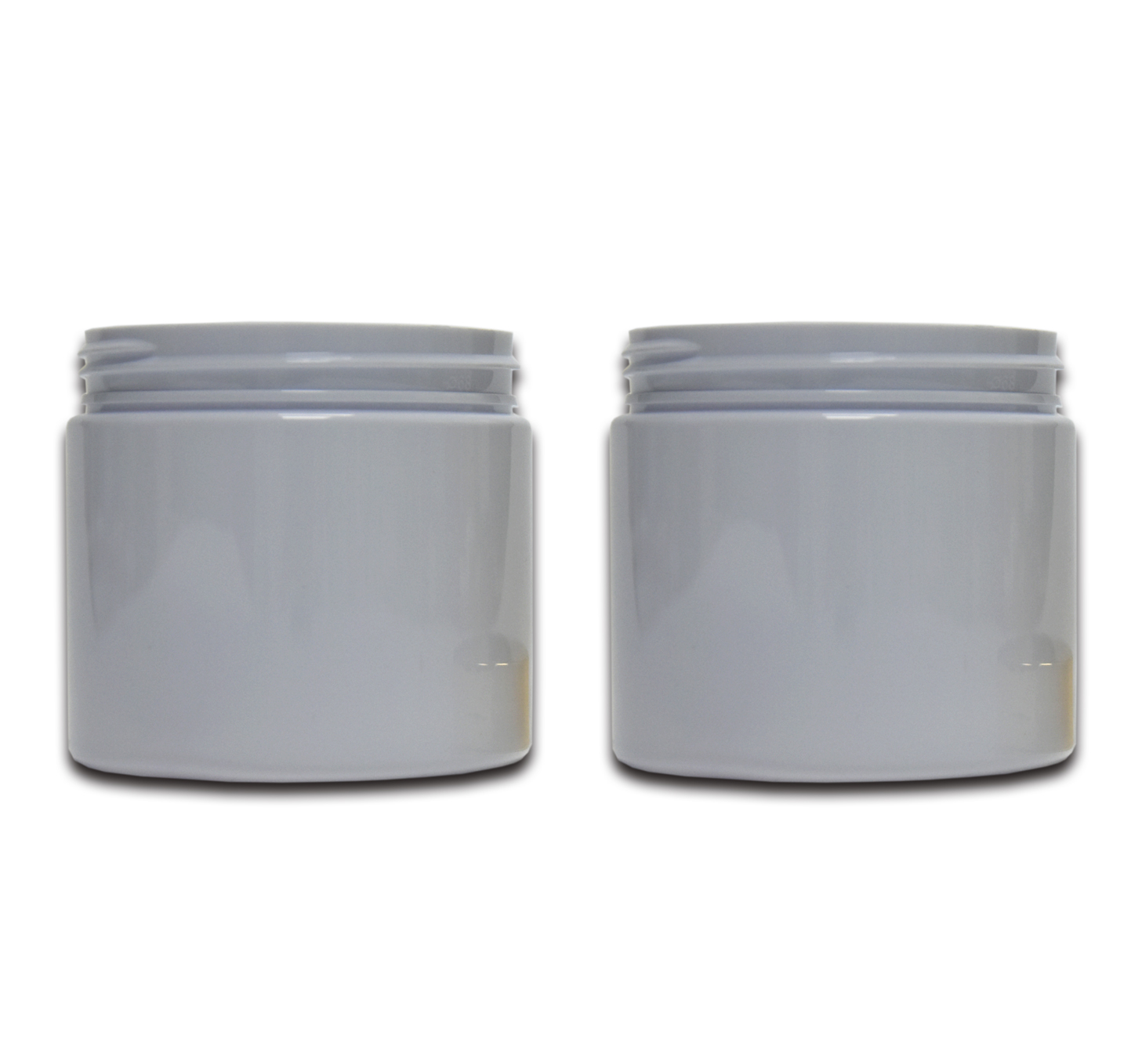 Empty White Skin Care Gel Cosmetic Cream Colored Plastic Jars 200ml Cosmetic Container with Golden Screw Cap