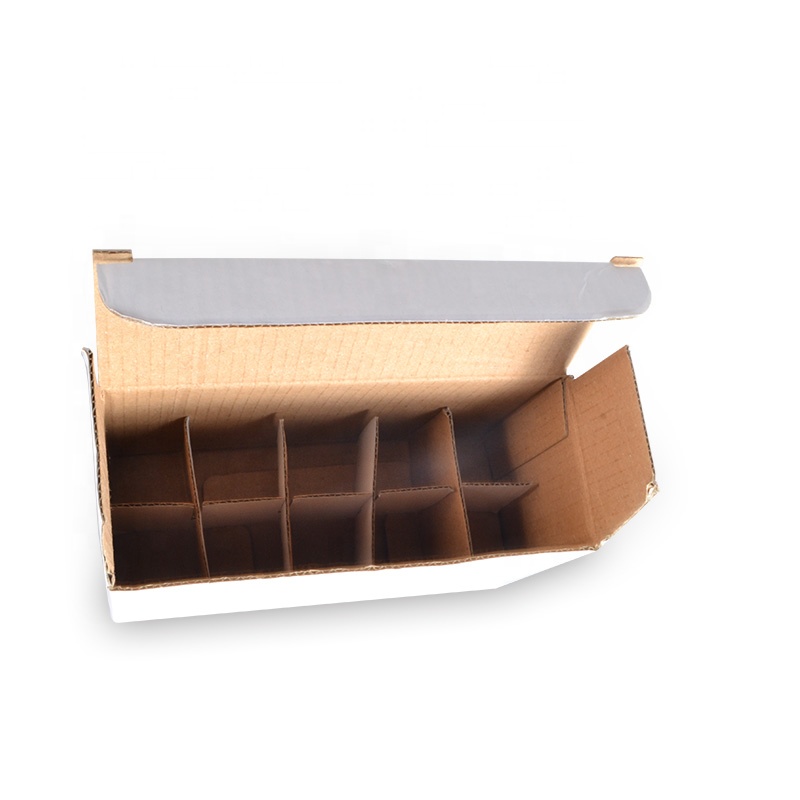 Empty Wholesales 10ml Clear frosted matt black glossy white uv gel Glass Nail Polish Bottle With white paper box