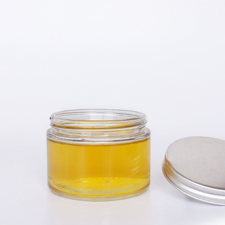 Empty Wide Open Mouth round shape 150ml honey Jars With Screw Lids for Storage