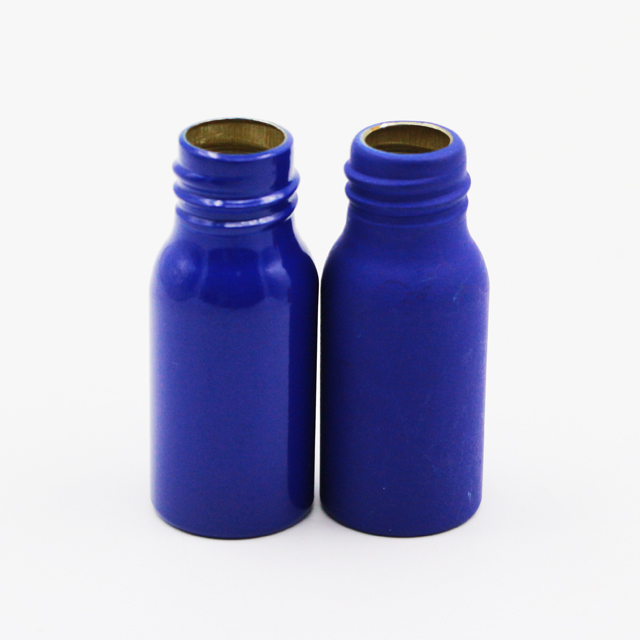 Empty aluminum cosmetic bottle essential oil bottle dropper bottle 30ml with aluminum dropper