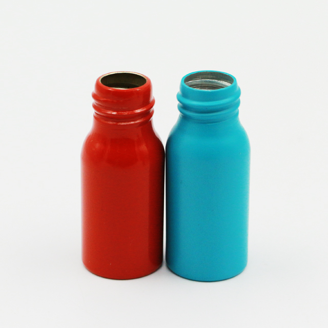 Empty aluminum cosmetic bottle essential oil bottle dropper bottle 30ml with aluminum dropper
