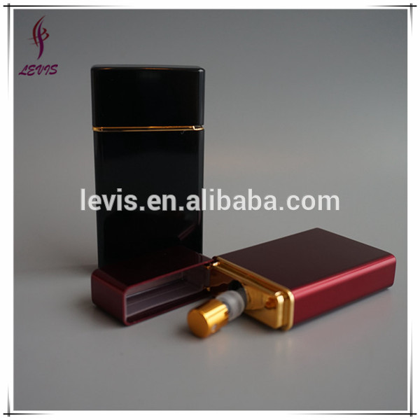 Empty aluminum credit card perfume bottle spray 12ml men pocket