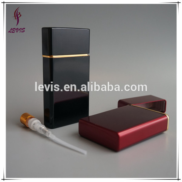 Empty aluminum credit card perfume bottle spray 12ml men pocket