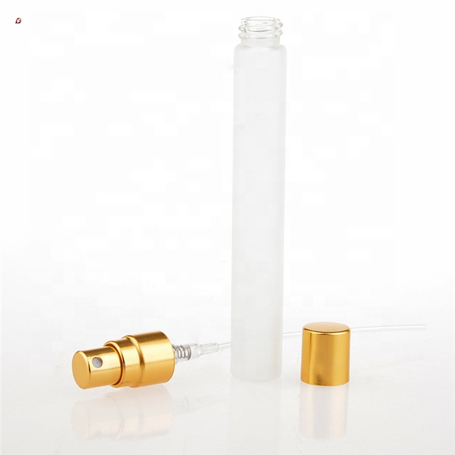 Empty aluminum glass perfume bottle 5ml 10ml glass spray with box