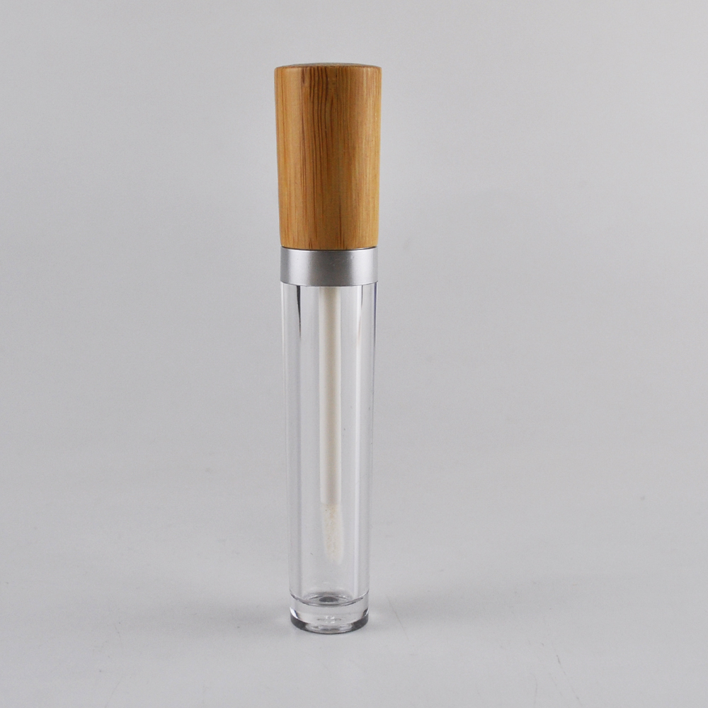 Empty bamboo eyeliner bottle container eyelashes tube mascara tube bamboo container