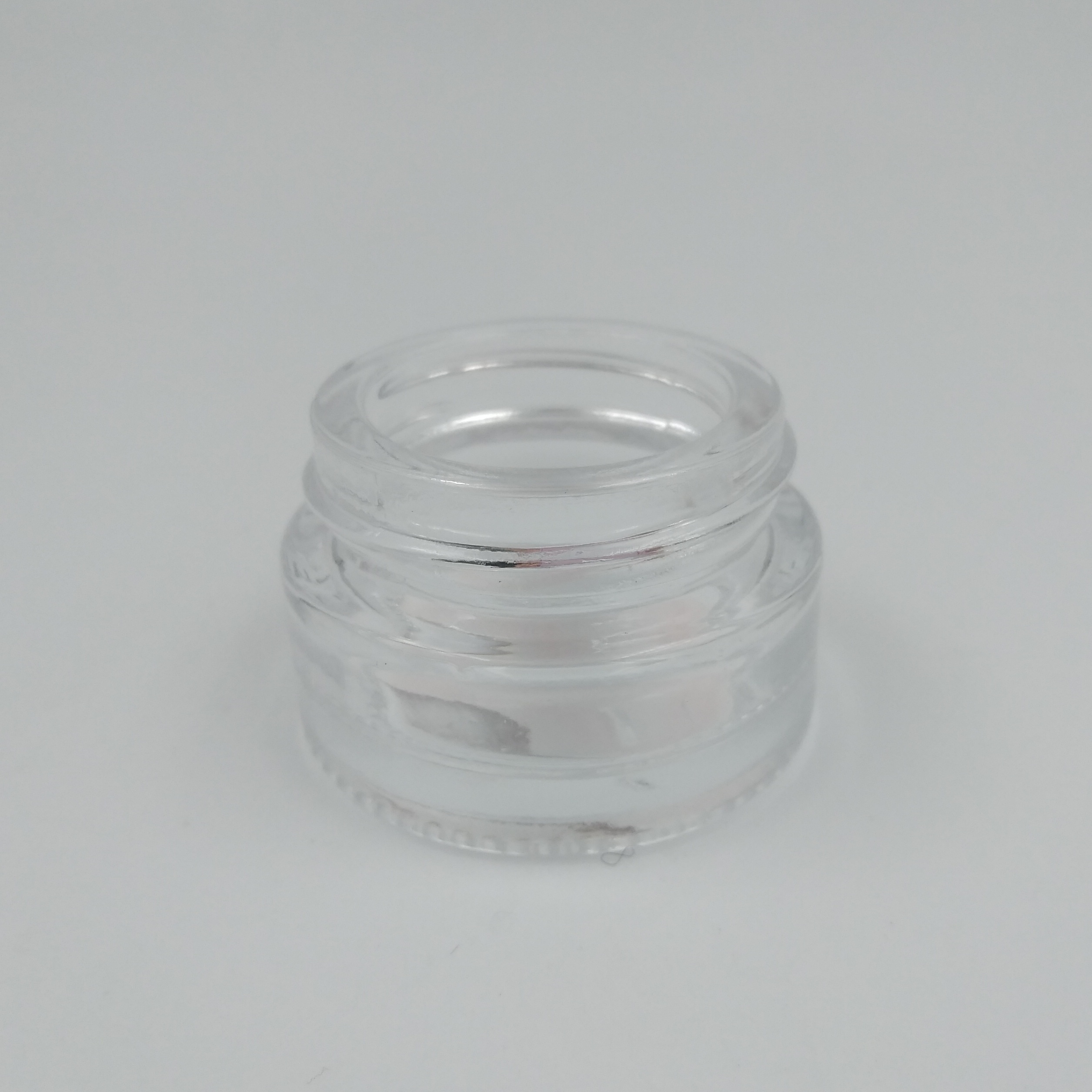Empty clear 5g 10g 15g 20g 30g 50g skin care cream glass cosmetic jar