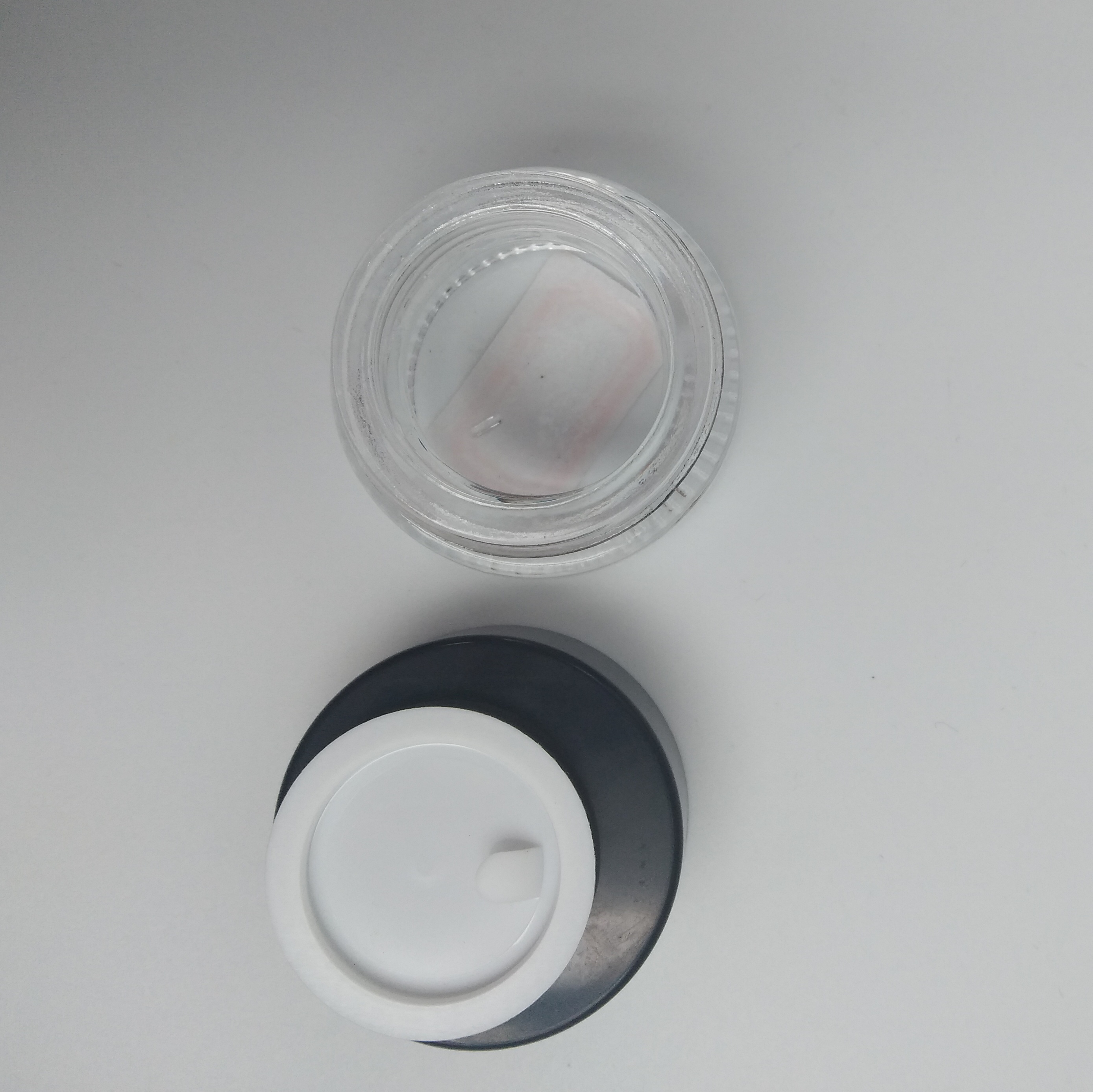 Empty clear 5g 10g 15g 20g 30g 50g skin care cream glass cosmetic jar