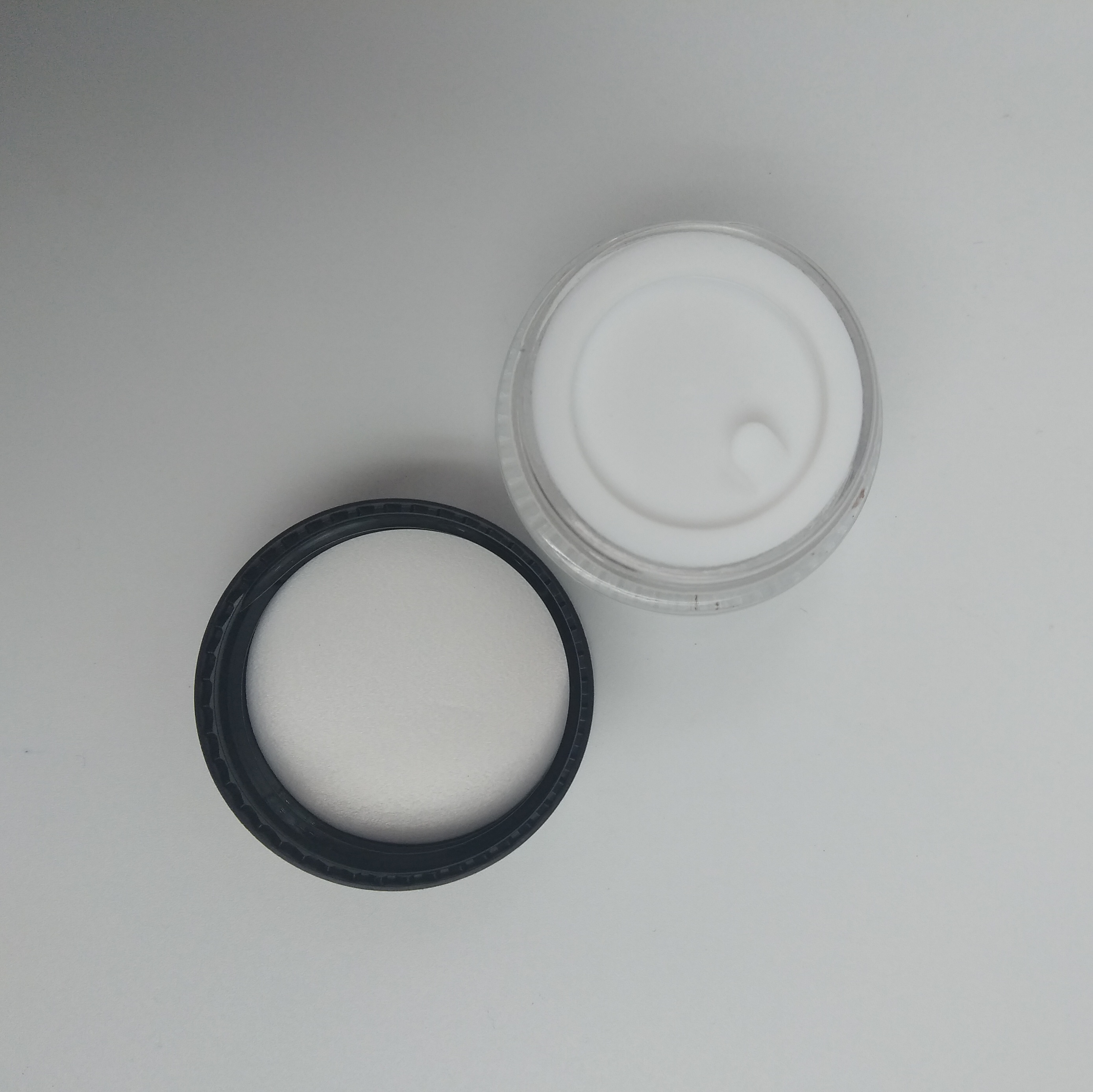 Empty clear 5g 10g 15g 20g 30g 50g skin care cream glass cosmetic jar