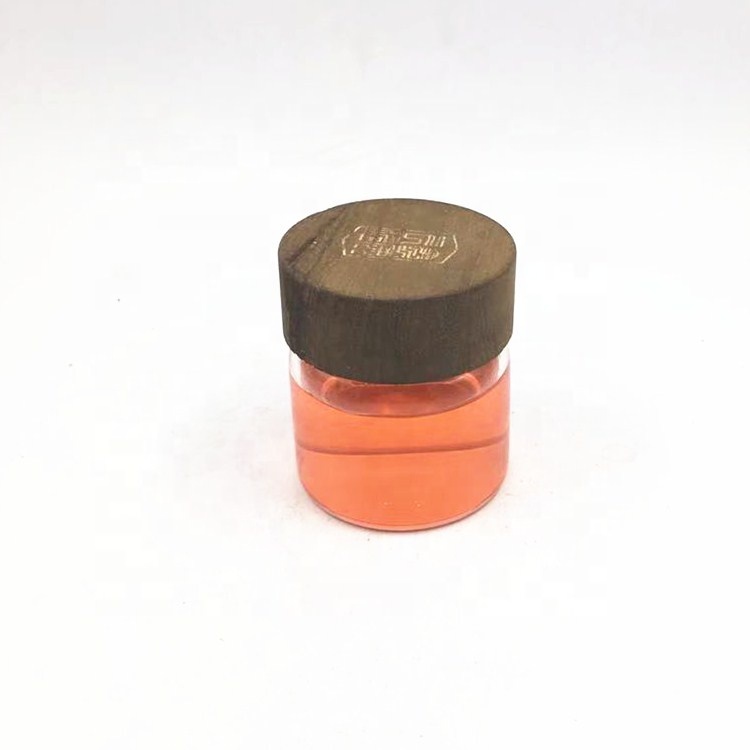 Empty clear container storage jar bottles 120ml 4oz 150g Borosilicate glass jam honey packing jar with wooden lids