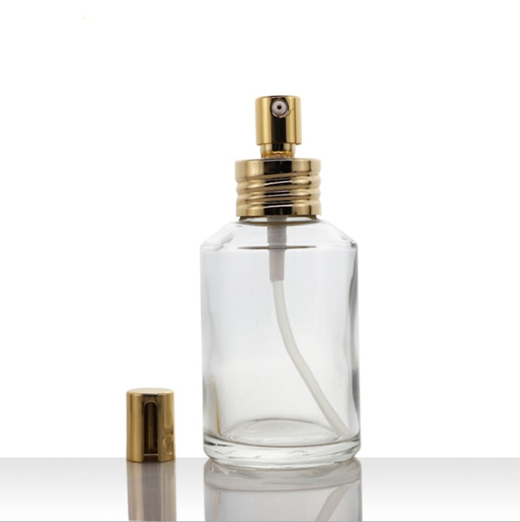 Empty colored 100ml 250ml luxury lotion cream bottles glass jars cosmetic containers