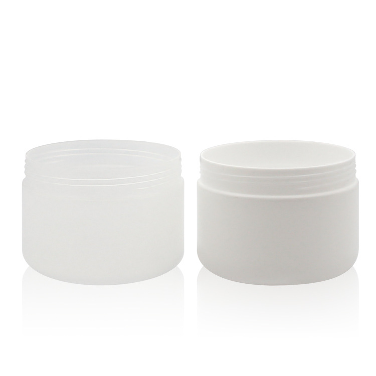 Empty cosmetic containers 20g 30g 50g 100g 150g 200g 250g clear white plastic cream jar