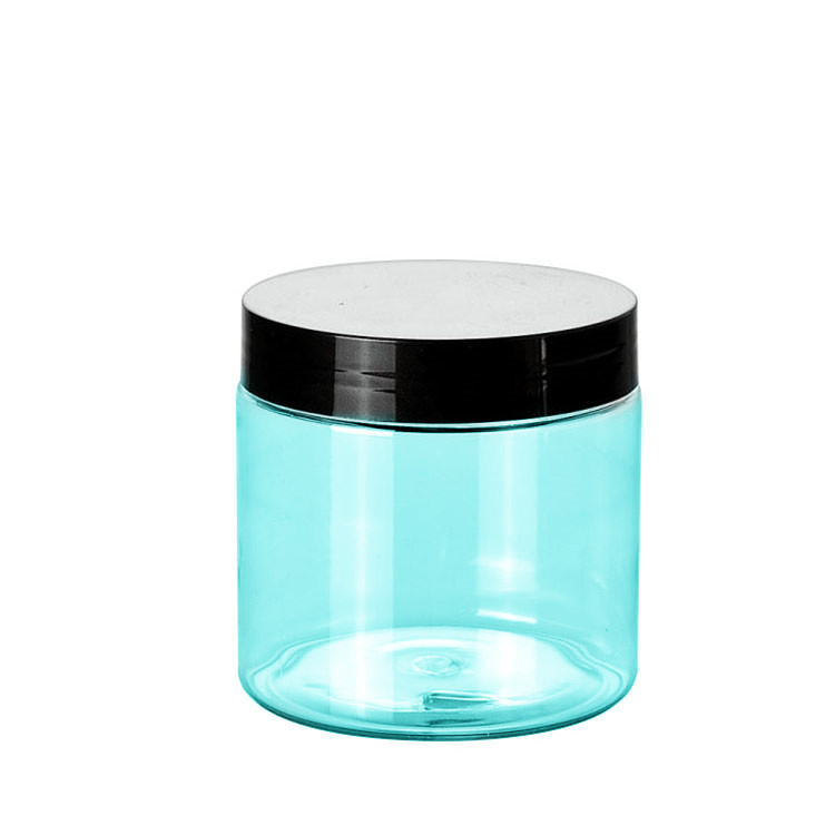 Empty cosmetic containers 50ml 100ml 200ml pink body scrub jars