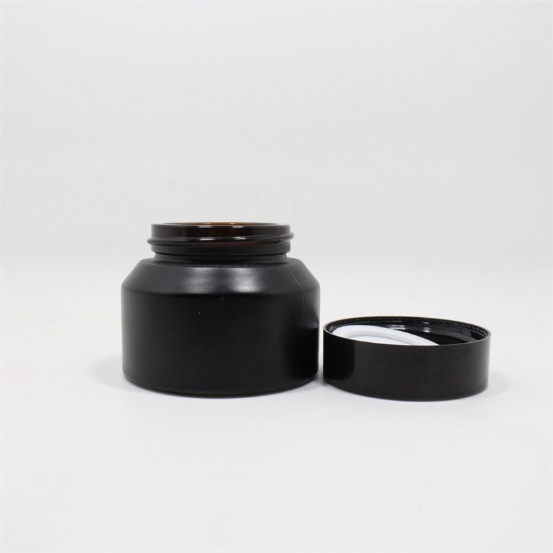 Empty cosmetic jars and bottles free sample 30ml glass jar for cream skincare packaging