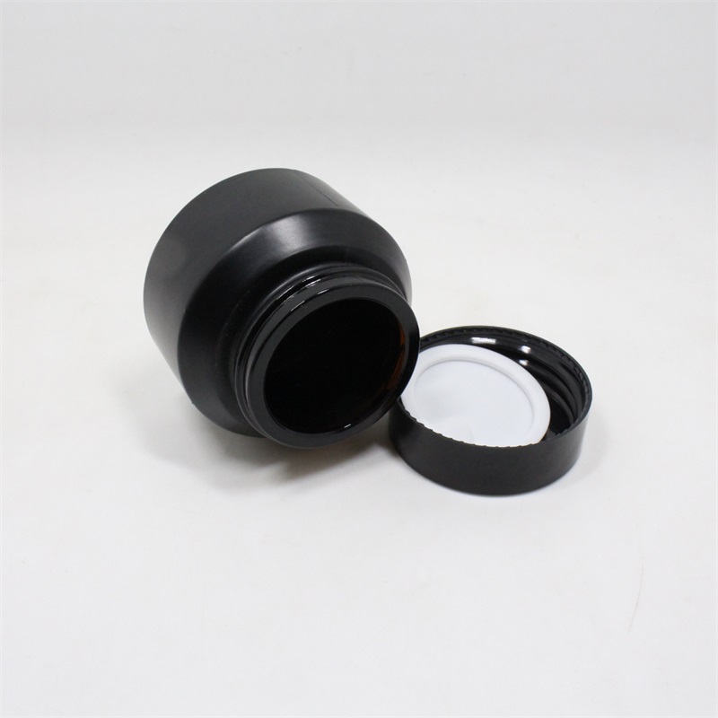 Empty cosmetic jars and bottles free sample 30ml glass jar for cream skincare packaging