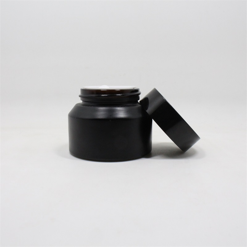 Empty cosmetic jars and bottles free sample 30ml glass jar for cream skincare packaging