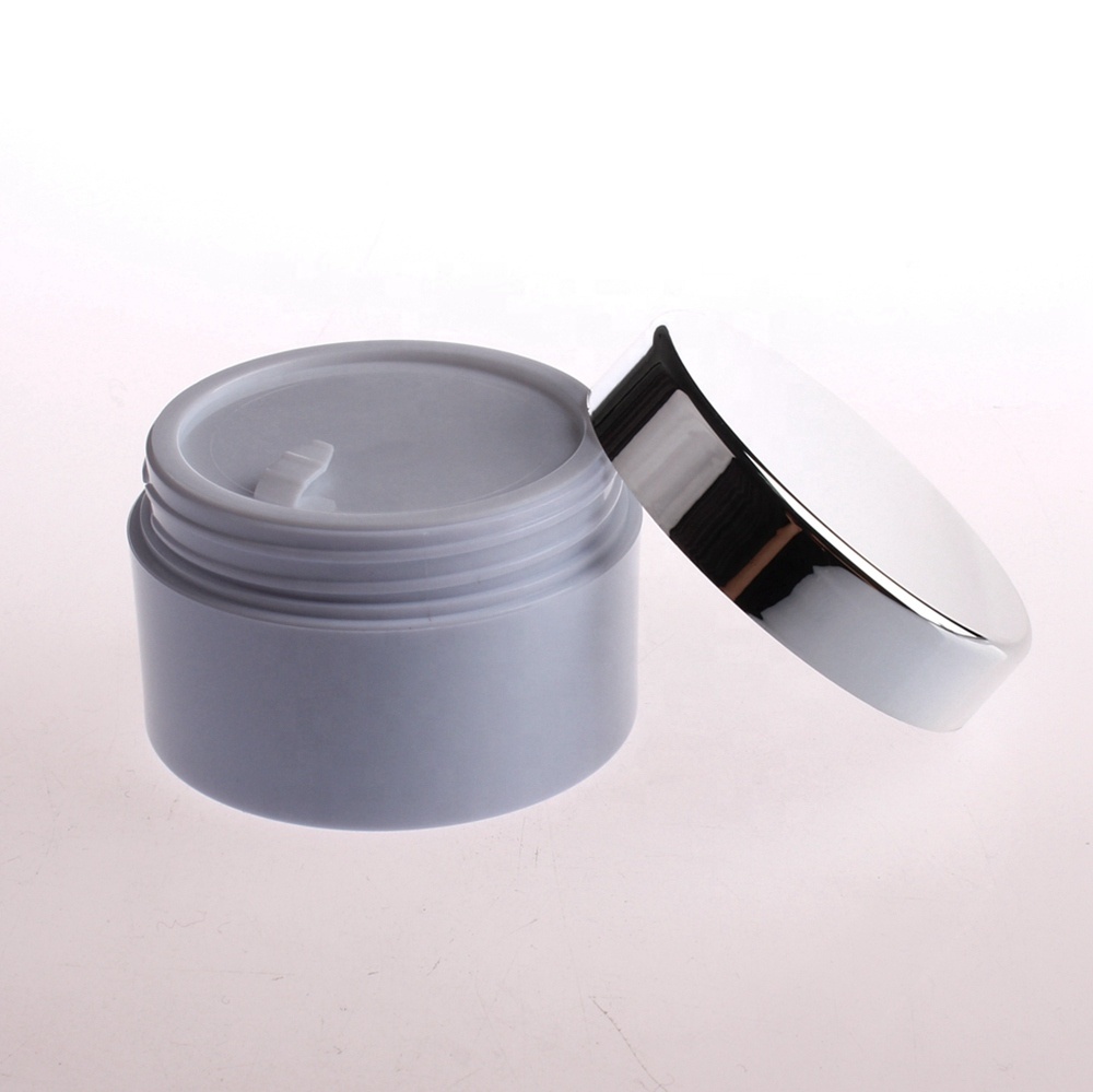 Empty cosmetic packaging jar cream