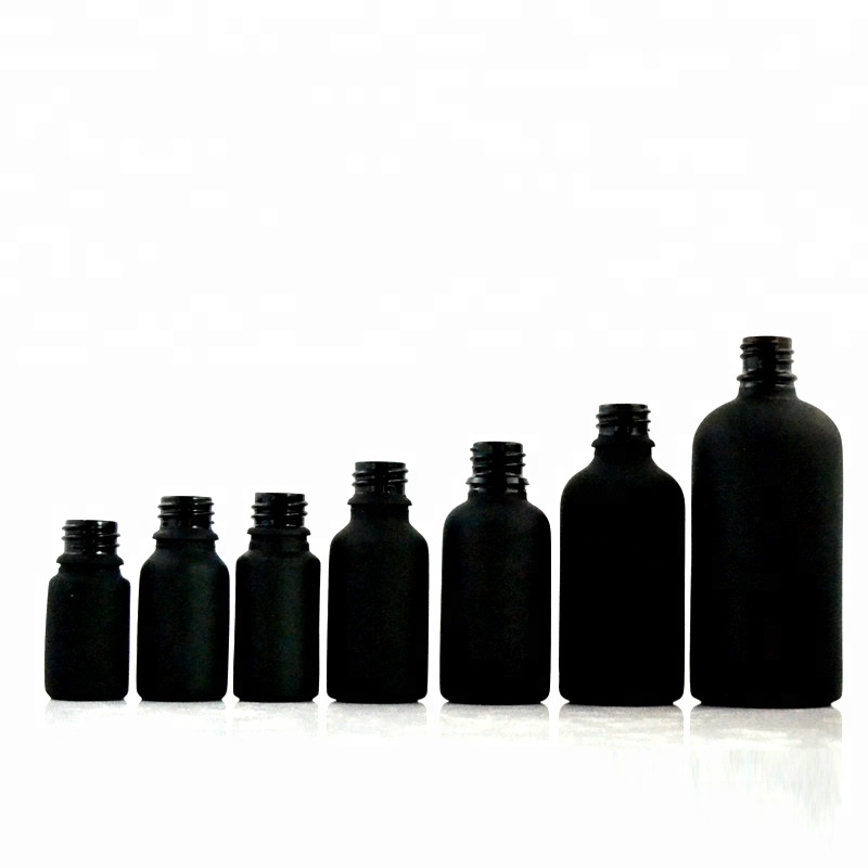 Empty cosmetic packaging type honey black matte lotion bottle