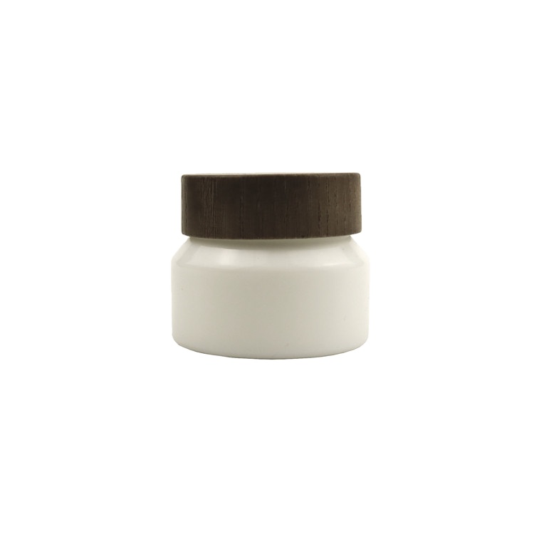 Empty cosmetic skin care cream matte pink white porcelain ceramic glass jar 15 20 30 50 100 ml gram glass jar makeup for cream