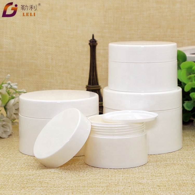 Empty cream container plastic 3ml 5ml 10ml 30ml 50ml 100ml 120ml 1oz 4oz pp cosmetic cream jar