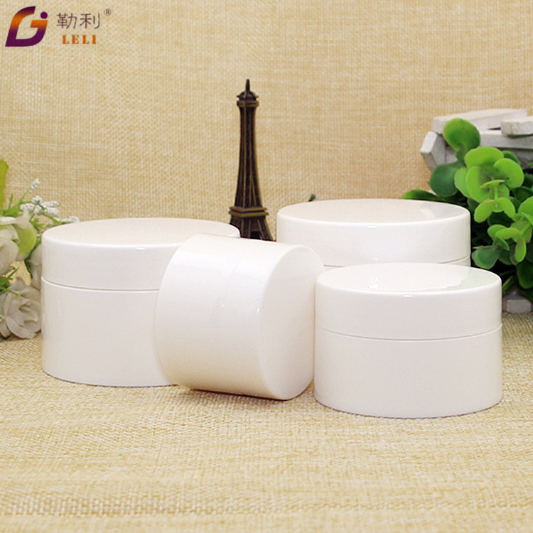 Empty cream container plastic 3ml 5ml 10ml 30ml 50ml 100ml 120ml 1oz 4oz pp cosmetic cream jar