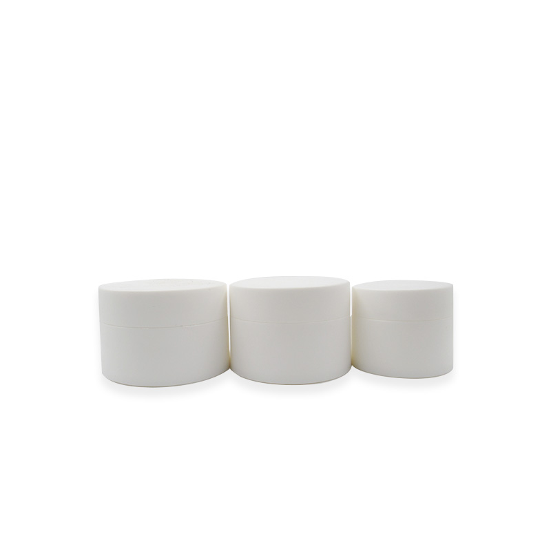 Empty cream jar PP base material cosmetic jars 50ml 50g  container with screw lid