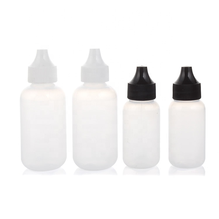 Empty custom label ldpe 7ml 10ml 15ml 20 ml 30ml 35ml 60ml eye drop Plastic Dropper Bottles with tip