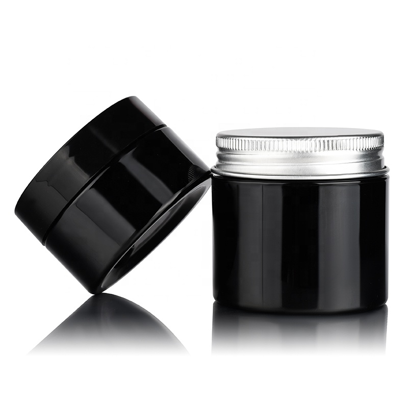 Empty eco friendly Cosmetic Container 100g 120g 150g 200g 250g 300g 500g rose gold PET Plastic cream jar