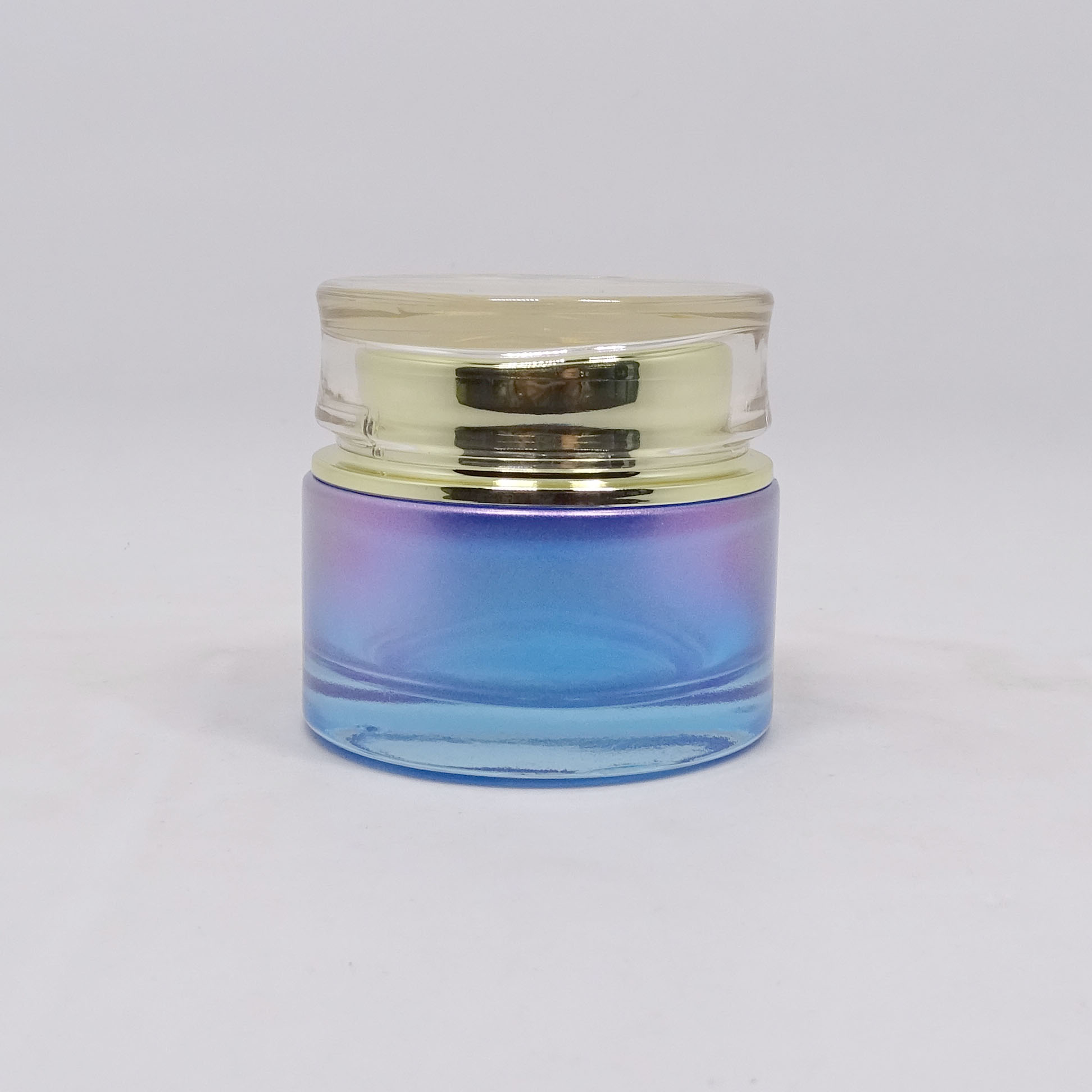 Empty face eye cream jar 5g 10g 15 20g 30g 50g 100g frosted cosmetic cream jar with white black gold silver metal aluminum lid
