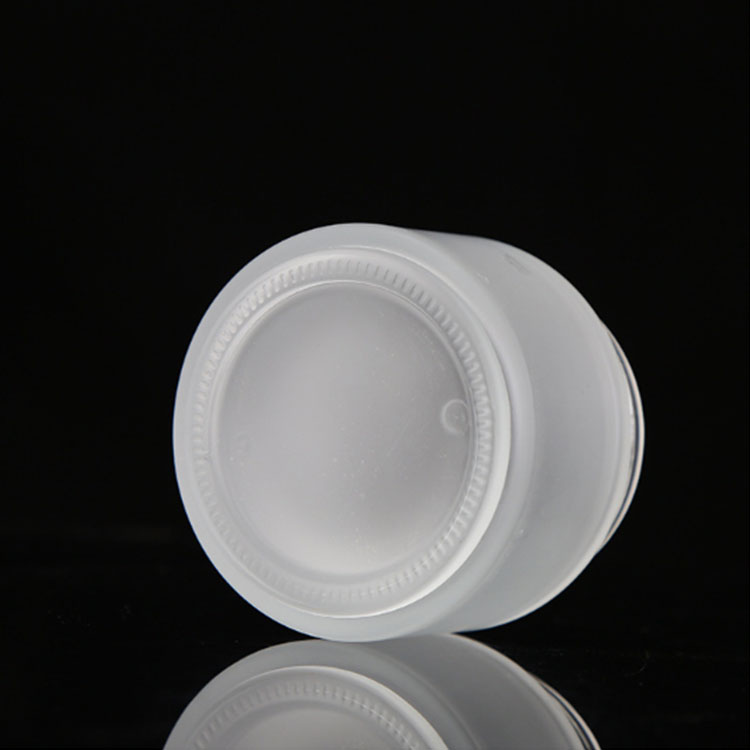 Empty face eye cream jar 5g 10g 15 20g 30g 50g 100g frosted cosmetic cream jar with white black gold silver metal aluminum lid