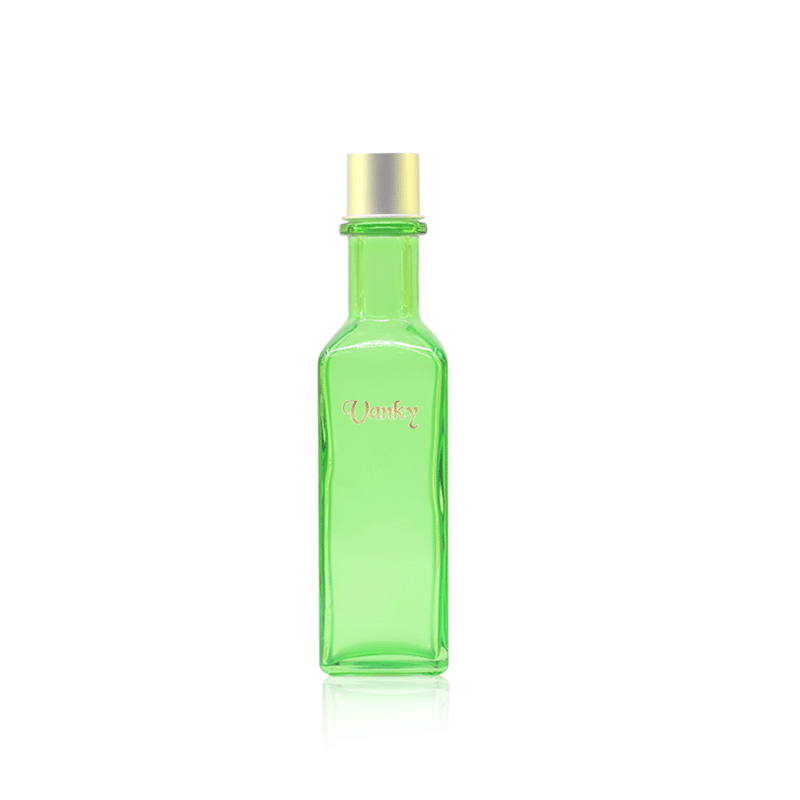 Empty frosted 30g 100g glass bottle with bamboo cap jar