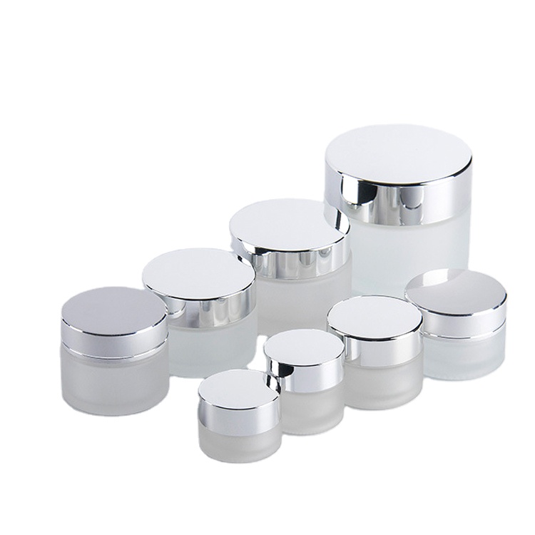 Empty glass jar 5g 10g 20g 30g 50g 100g wholesale glass bottle jar containers custom cosmetic jars glass