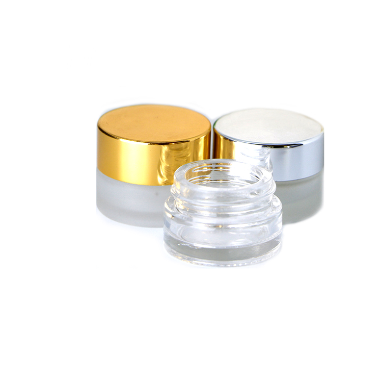 Empty glass jar 5g 10g 20g 30g 50g 100g wholesale glass bottle jar containers custom cosmetic jars glass