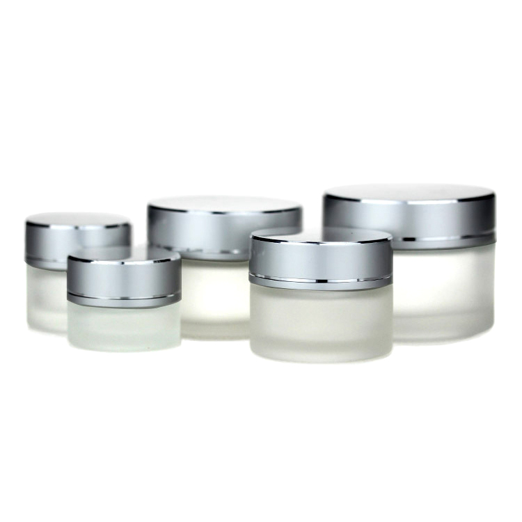Empty glass jar 5g 10g 20g 30g 50g 100g wholesale glass bottle jar containers custom cosmetic jars glass